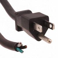 CNC Tech - 800-1601-2-SJT0-BL-00200 - CORD POWER MALE-OPEN END 2M