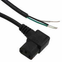 CNC Tech - 800-1803-0-SVT0-BL-00050 - CORD PWR R/A FEMALE-OPEN END .5M