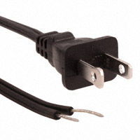 CNC Tech - 800-1808-0-SPT2-BL-0006F - CORD PWR 18AWG X 2C SPT OPEN 6'