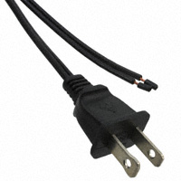 CNC Tech - 800-1808-2-SPT1-BL-0009F - CORD PWR 18AWG X 2C SPT OPEN 9'