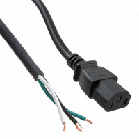 CNC Tech - 800-1809-2-SJT0-BL-00200 - CORD PWR FEMALE-OPEN END 2M