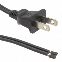 CNC Tech - 800-1809-2-SPT1-BL-0009F - CORD POWER MALE-OPEN END 9'