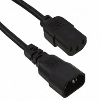 CNC Tech - 800-18-4-0-SVT0-BL-00200 - CORD PWR MALE-FML 18AWG X 3C 2M