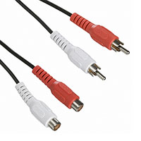 CNC Tech - 770-20010-00100 - CABLE 2RCA MALE-FEMALE 1M