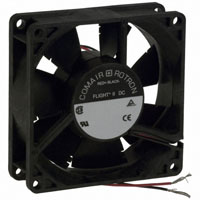 Comair Rotron - 19031165A - FAN AXIAL 80X25.4MM 24VDC FE24H3