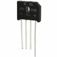Comchip Technology - KBU10005-G - RECT BRIDGE CELL 50V 10A KBU