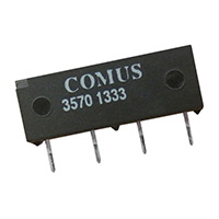 Comus International - 3570-1333-051 - RELAY REED SIP SPST .5A 5V