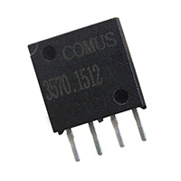 Comus International - 3570-1512-121 - RELAY REED SIP SPST .5A 12V