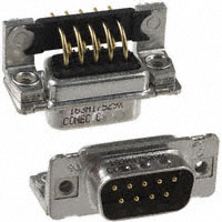 Conec - 163A17529X - CONN D-SUB PLUG 9POS R/A SOLDER