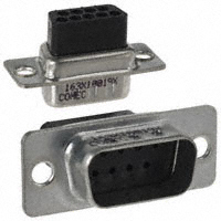 Conec - 163X10019X - CONN DSUB 9POS PLUG CRIMP