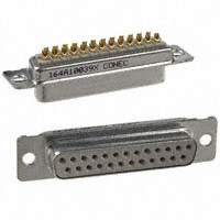 Conec - 164A10039X - CONN D-SUB RCPT 25P STR SLDR CUP
