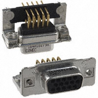 Conec - 164A18179X - CONN DSUB HD RCPT 15POS R/A SLDR