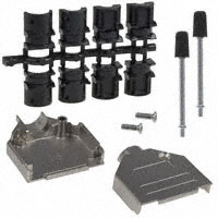 Conec - 165X02619XE - CONN BACKSHELL DB15 STR METAL