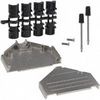 Conec - 165X02639XE - CONN BACKSHELL DB37 STR METAL