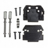 Conec - 165X10139XE - CONN BACKSHELL DB9 STR BLACK