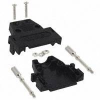 Conec - 165X10149XE - CONN BACKSHELL DB15 STR BLACK