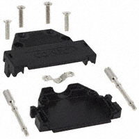 Conec - 165X10159XE - CONN BACKSHELL DB25 STR BLACK