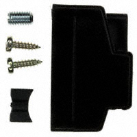 Conec - 165X10399XE - CONN BACKSHELL DB15 STR BLACK