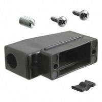 Conec - 165X10439XE - CONN BACKSHELL DB9 90DEG BLACK