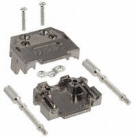 Conec - 165X10909XE - CONN BACKSHELL DB9 STR METALIZED