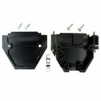 Conec - 165X11259XE - CONN BACKSHELL DB25 DL EXIT BLK