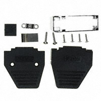 Conec - 165X11289XE - CONN BACKSHELL DB15 DL W/SIDELOC