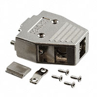 Conec - 165X11319XE - CONN BACKSHELL DB9 DL METALIZED