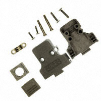 Conec - 165X11869XE - CONN BACKSHELL DB9 STRAIGHT GREY