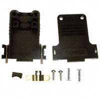 Conec - 165X13379XE - CONN BACKSHELL DB15 STR BLACK