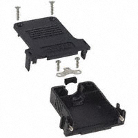 Conec - 165X13389XE - CONN BACKSHELL DB25 STR BLACK