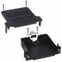 Conec - 165X13399XE - CONN BACKSHELL DB37 STR BLACK