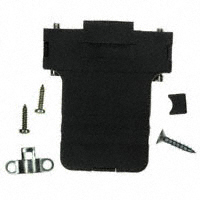 Conec - 165X13429XE - CONN BACKSHELL DB15 90DEG BLACK