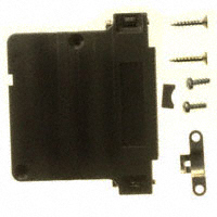 Conec - 165X13449XE - CONN BACKSHELL DB37 90DEG BLACK