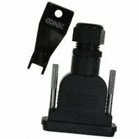 Conec - 165X14839XE - CONN HOOD DSUB 25POS IP67 BLACK