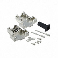 Conec - 165X17309X - BACKSHELL 9 POS DIE-CAST 4-40