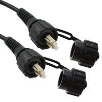 Conec - 17-300190-02 - FIBER OPTIC CBL ASSY IP67 2M