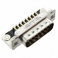 Conec - 241A16110X - CONN D-SUB PLUG 15POS R/A SOLDER