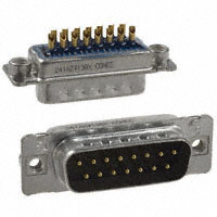 Conec - 241A27130X - CONN D-SUB PLUG 15P STR SLDR CUP