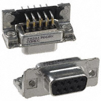 Conec - 242A17660X - CONN D-SUB RCPT 9POS R/A SOLDER