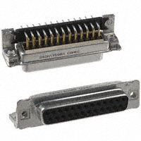 Conec - 242A17680X - CONN D-SUB RCPT 25POS R/A SOLDER