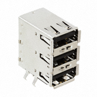 Conec - 33UBAR-TSN1R - CONN USB A STACKED PCB R/A