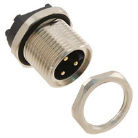 Conec - 41-40048 - CONN RCPT 3POS JAM NUT PCB PIN