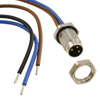 Conec - 42-01034 - CONN M8 3POS PLUG WIRE LEAD