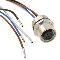 Conec - 43-01000 - CONN M12 4POS SOCKET WIRE LEAD