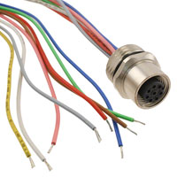 Conec - 43-01002 - CONN M12 8POS SOCKET WIRE LEAD