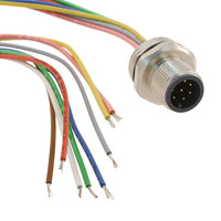 Conec - 43-01011 - CONN M12 8POS PLUG WIRE LEAD