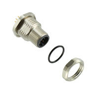 Conec - 43-01034 - CONN RCPT 8POS JAM NUT PIN PCB