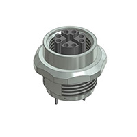 Conec - 43-02757 - CONN RCPT FMALE 8POS GOLD SOLDER