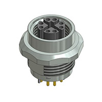 Conec - 43-02758 - CONN RCPT FMALE 8POS GOLD SOLDER