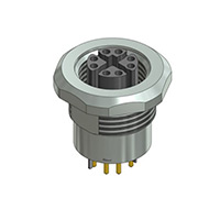 Conec - 43-02760 - CONN RCPT FMALE 8POS GOLD SOLDER